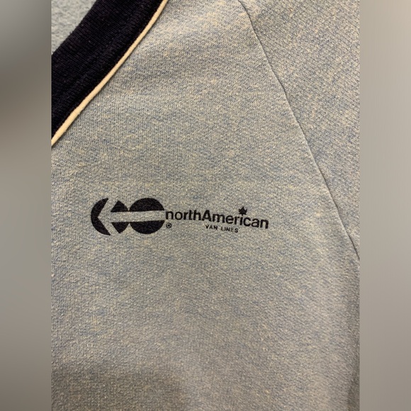 Vintage American Vanlines v-neck sweatshirt - Picture 2 of 4